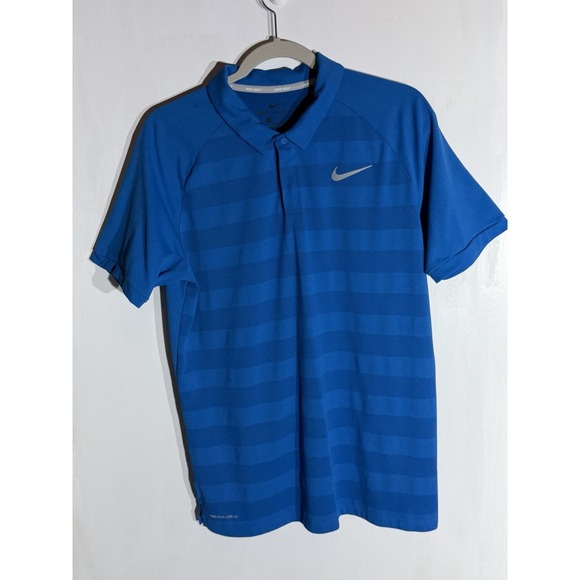 Nike Other - Nike Zonal Cooling Nike Golf Polo Mens Size Medium Blue